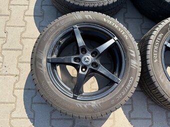 4x al kola 5x112 17 + pneu letní 225/55 R17C - 3