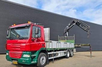 DAF CF 85.410 - 6x2 – Valník + HR-HIAB 35 t/m – EURO 5 - 3