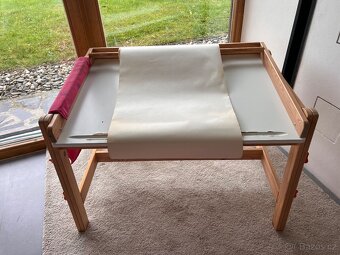 Dětský dřevěný stolek nastavitelný  IKEA FLISAT - 3