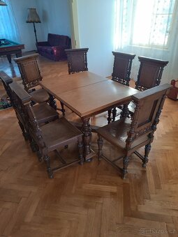 Stůl+židle neorenesance - 3