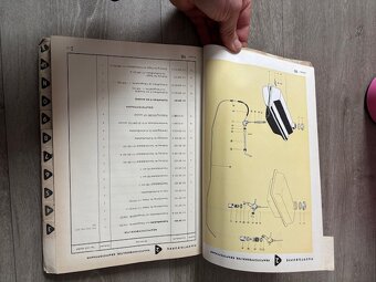 Originál katalog náhradních dílů VW brouk do 1957, ovál - 3