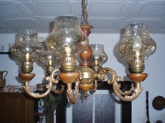 VELKY MOSAZNÝ LUSTR - 3