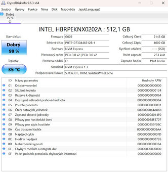Intel Optane Memory H10 32GB + 512GB (M.2 2280 NVMe) - 3