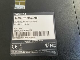 notebook toshiba satelite 15,6” - 3