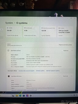 Herní PC - i5-13400F, RTX 3060, 16GB RAM, 1TB SSD - TOP STAV - 3