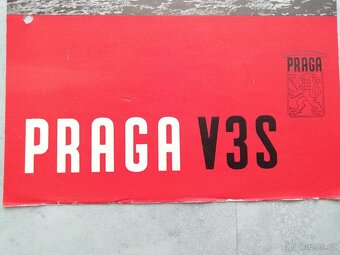Praga V3S valník - prospekt - originál - doprava v ceně - 3