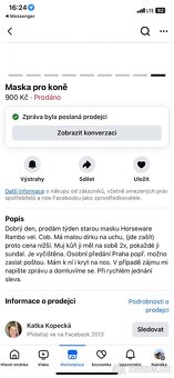 Maska pro koně s obručí - 3