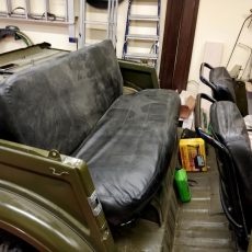 Gaz 69 A - zadní sedadlo a opěradlo - 3