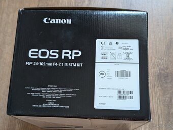 Canon EOS RP + RF 24-105mm f/4.0-7.1 IS STM a filtry, záruka - 3