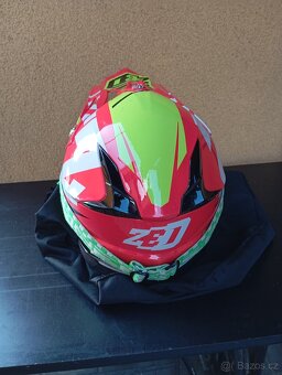 Přilba + brýle motocross S 55-56 - 3