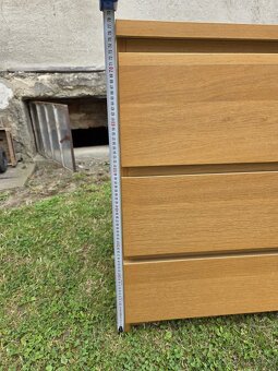 Komoda IKEA Malm, dub, 3 zásuvky - 3