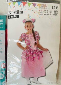 Kostýmy šaty Jednorožec a Červená Karkulka- NOVÉ - 3