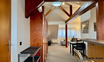 Pronájem zařízeného podkrovního bytu 1+kk (61m²), ul. Gorkéh - 3