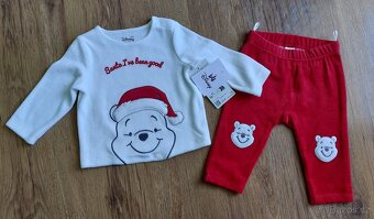 Nový samítkový set Vánoční medvídek Pů vel. 62 a 68 - 3