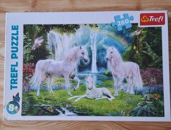 Puzzle jednorožci - 260 dílků - 3