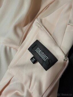 Dlouhé růžové společenské šaty Star Night - 3