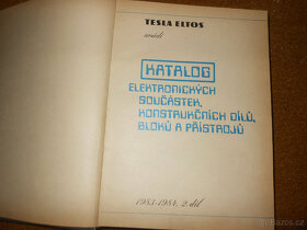 Tesla Eltos - katalog elektr. součástek, konstruk.dílů - 3