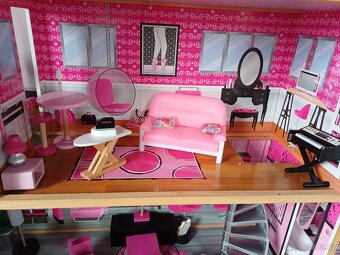 Obrovský dům pro panenky Barbie Kidkraft Sparkle Mansio - 3