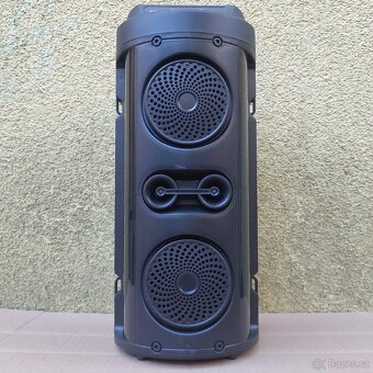 Solární bluetooth reproduktor 16W, výška 40 cm, mikrofon, dá - 3