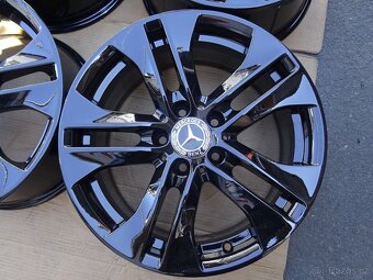 Alu disky origo černé Mercedes, 17", 5x112, ET 47, šíře 7,5 - 3