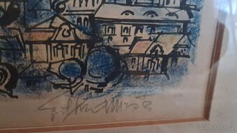 Obraz litografie Praha - Cyril Chramosta - 3