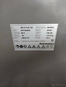 Prodám trakční baterii 48 V/750Ah - 3
