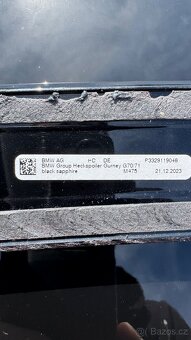 Bmw G70 zadní originální spoiler černý - 3
