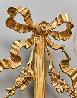 Luxusní nástěnné lampy neoklasicistní – zlacený bronz - 3