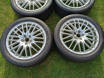 Prodám ALU KOLA 17" 5x100 - PĚKNÁ, OBUTÁ - 3