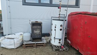 Krbová kamna + akumulační nádrž 300l - 3