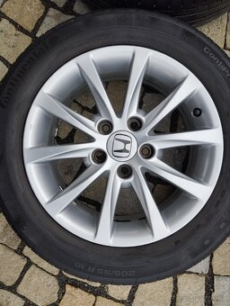 ALU 5x114,3 r16x6,5 ET 45, 205/55/16 Continental - 3