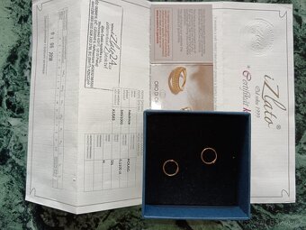 Prodám krásné zlaté náušnice - 3