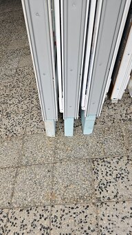 DVEŘE BALKONOVÉ PVC - 1770x2000 mm - NOVÉ - 3KS - 3
