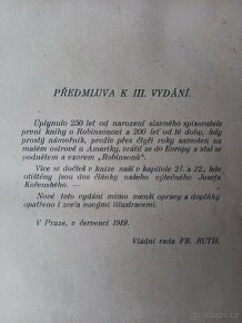 Kniha Robinson Krusoe autor F. Ruth - 3