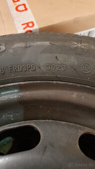 Zimní pneu 195/55 R15 + plechové disky 5x100  6jx15 ET38 - 3