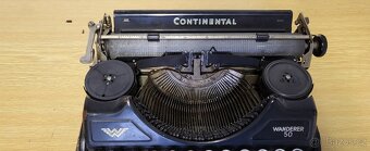 Kufřikový psací stroj Continental - Wanderer 50 1937 - 3