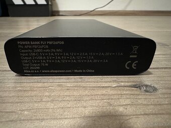 Powerbanka AlzaPower Fly 26800mAh 60W - 7 měsíců záruky - 3