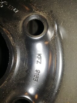 Plechový disk Alcar 6x15 5x112 VW ŠKODA 1 ks nový KFZ 9165 - 3