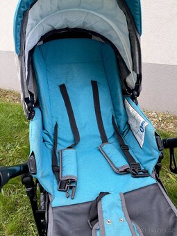 Kočárek Kunert Rotax, rok 2022, kombinovaný, černý/tyrkys - 3