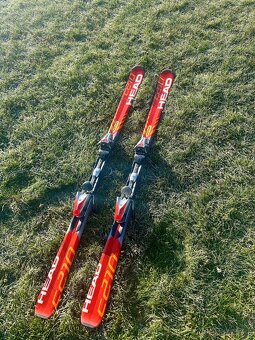 Lyže HEAD C210 s ladícími hůlkami zdarma TOP STAV - 3