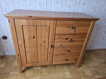 Kompletní ložnice - voskovaná borovice - 3