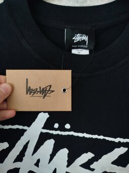🔥 Tričko Stüssy x Supreme – černé 🔥 - 3