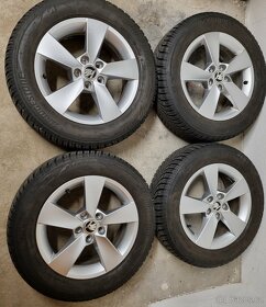 Zimní originílní Alu sada Fabia 4 185/65 R15 - 3