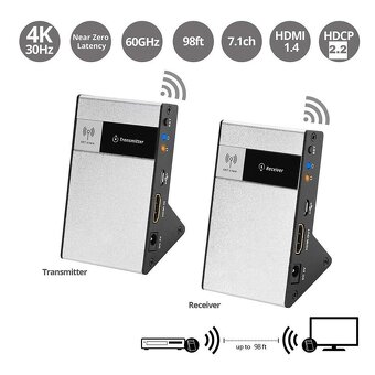 PremiumCord 4K HDMI bezdrátový extender - 3