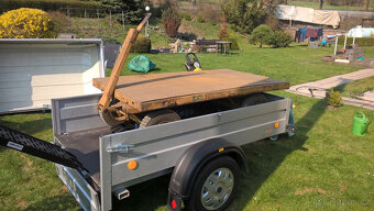 Plošinový vozík-nosnost 2000 kg - 3