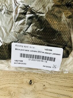 UBACS vz.95, nová blůza pod balistickou ochranu 182/100 - 3