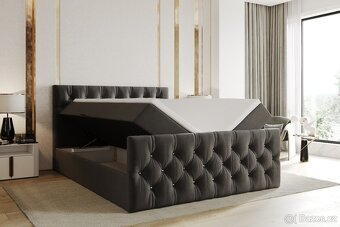 Postele Krystal- s úložným prostorem 180x200 - 3