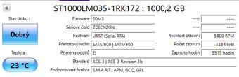 2x HDD 2.5" a 1x SSHD 2.5" - 3