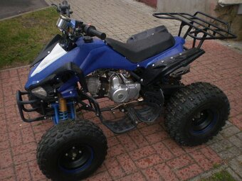 dětská čtyřkolka 125ccm modrá - 3