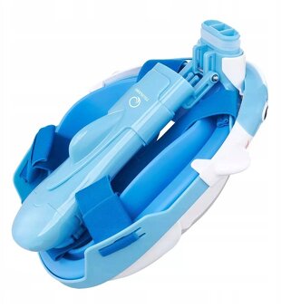 Celoobličejová šnorchlovací maska Shark - dětská - 3
